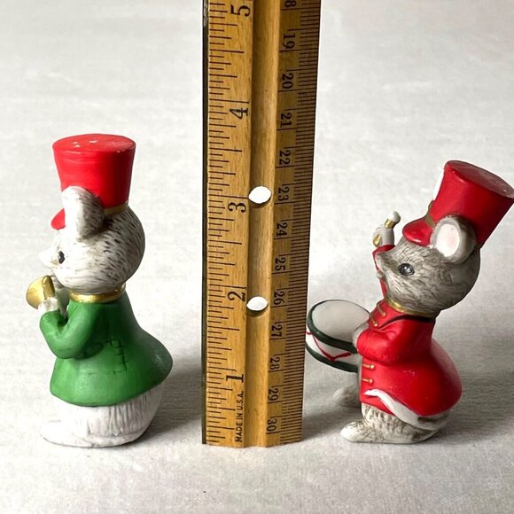 Christmas Mice Frisky Friends Figurine Set Of 2 Lefton Model 04711 Holiday Decor - Picture 7 of 8